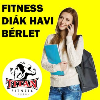 Titán Fitness Klub Diák Havi Bérlet